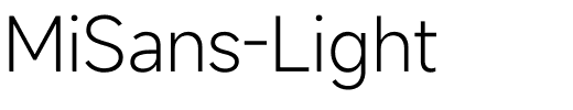 小米MiSans-Light.ttf字体转换器图片